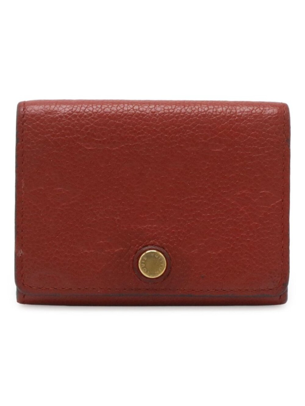 Louis Vuitton Monogram Empreinte Envelope Business Card Holder Case Cerise Red